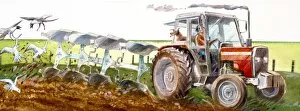 Agriculture Collection: Ploughing J910040
