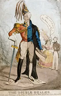 Portraits of Wellington Collection: Political cartoon of the Duke of Wellington K021676