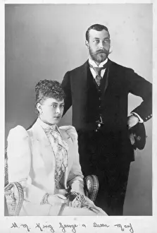 Prince George, Duke of York & Princess Mary of Teck D880017c