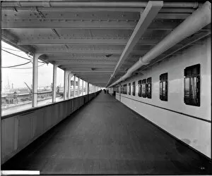 RMS Olympic Collection: Promenade deck, RMS Olympic BL24990_020