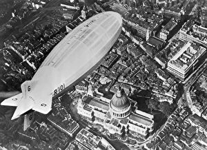 Cathedral Collection: R101 Airship AFL03_aerofilms_c16455
