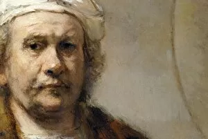 Treasures of Kenwood House Collection: Rembrandt - Self Portrait (detail) N910003