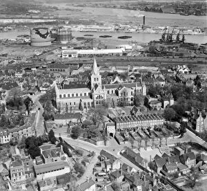 Cathedral Collection: Rochester Cathedral EAW004796