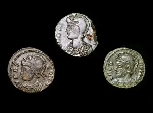 Images Dated 18th August 2010: Roman coins K990435
