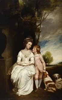 Child Hood Collection: Romney - Anne Countess of Albemarle and Her Son J910502
