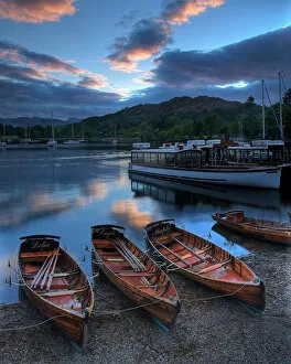 Boat Collection: Rowing boats at Ambleside N060978