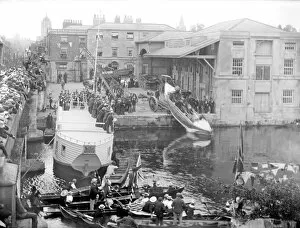 Images Dated 18th November 2008: Salters Bros. boatyard in 1900 CC74_00380