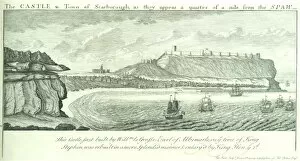Images Dated 7th December 2007: Scarborough Castle engraving N070749
