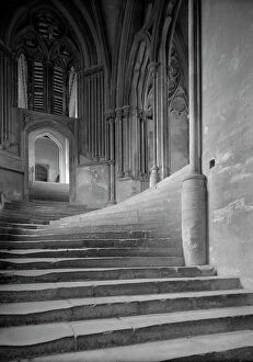 Cathedral Collection: Sea of Steps, Wells Cathedral a66_00136