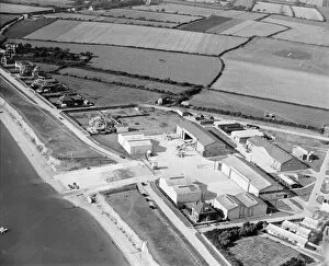 England's Maritime Heritage from the Air Collection: Seaplane sheds EPW024422