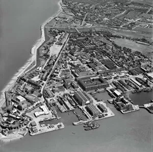 Royal Navy Collection: Sheerness Naval Dockyard EAW037832
