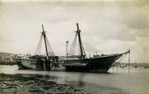 The 1870s Collection: Ship aground HT02694
