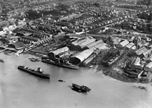 Southampton Collection: Shipyard at Southampton EPW020528