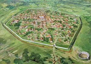 Reconstructing Roman Britain Collection: Silchester Roman City Walls J950063