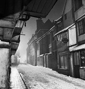 Atmospheric Collection: Snowy street scene a080314