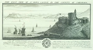 Pendennis and St Mawes Castles Collection: St Mawes Castle engraving N070781