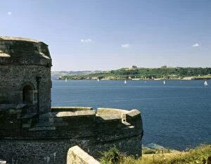 Pendennis and St Mawes Castles Collection: St Mawes Castle J870443