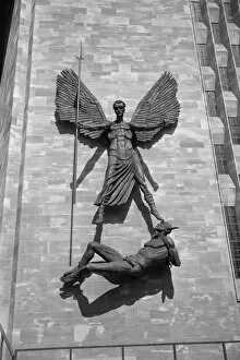 Coventry Cathedral Collection: St Michael and the devil UXC01_01_01_0009_18