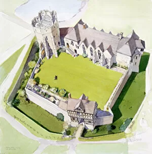 Stokesay Castle Collection: Stokesay Castle J950140