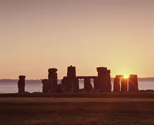 Miscellany Collection: Stonehenge sunrise K040500