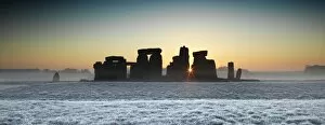 Images Dated 19th March 2012: Stonehenge at sunrise N120061