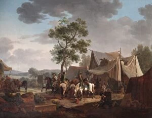 French Collection: Swebach - An Encampment N070599