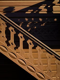 Timber Collection: Swiss Cottage stairs at Osborne House N071193