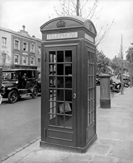 Telephone Collection: Telephone box in 1926 BL28503
