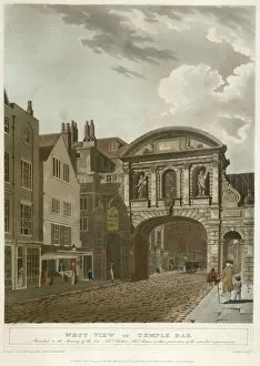 Georgian shopping Collection: Temple Bar in 1797 N110161