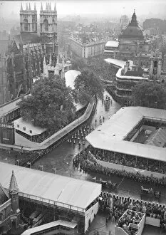 Coronation procession 1953 Collection: Temporary stands P_C00426_002