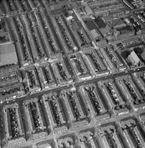 Towns and Cities Collection: Terraced housing EAW216237