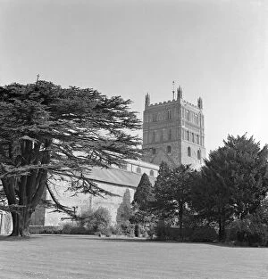 Tewkesbury Collection: Tewkesbury Abbey a018677