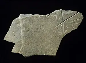Tintagel Castle Artognou inscription stone K980845