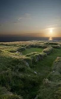Sunrise and sunset Collection: Tintagel Castle N090600