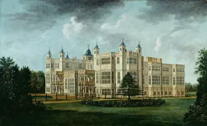 Historic views of Audley End Collection: Tomkins - Audley End from the South West J980055