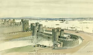 Castles Illustrations Collection: Tower of London IC102_001