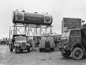 1950s Collection: Trucks refuelling JLP01_08_052141
