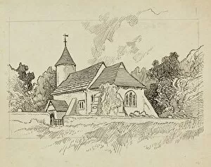 C G Harper Illustrations Collection: Unidentified church CGH01_01_0884