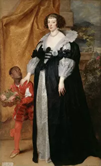 Black History Collection: Van Dyck - Henrietta of Lorraine J920322