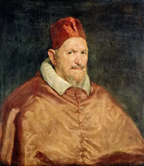 Male portraits Collection: Velazquez - Pope Innocent X J040095