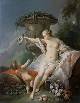 Paintings outside London Collection: Venus and Cupid K040872