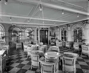 Images Dated 30th November 2018: Verandah Cafe, RMS Olympic BL24990_012