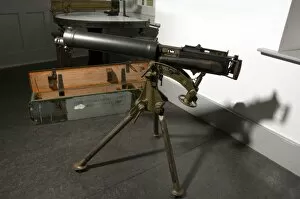 Pendennis and St Mawes Castles Collection: Vickers machine gun N070892