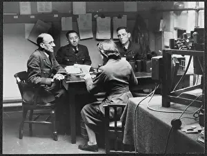 Second World War Prints: WAAF trainee sitting her Trade Test Board examination chp01_07_01_107