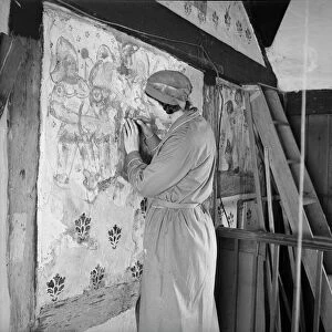 Wall Painting Collection: Wall painting conservation a62_02841