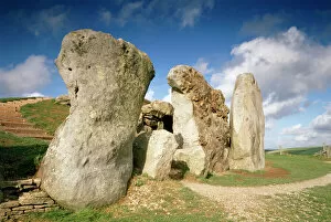 Avebury World Heritage Site Collection: West Kennet Long Barrow K910277