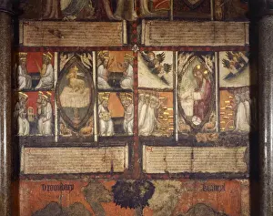 Westminster Abbey, Chapter House wall painting J870531