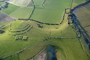Aerial View Prints: White Sheet Hill, Wiltshire 35576_001