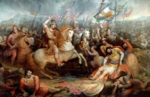 Paintings Collection: Wilkin - Battle of Hastings K021254