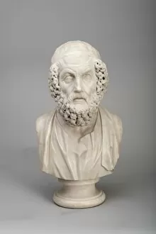 Images Dated 23rd April 2010: Wilton - Marble bust of Homer N100780